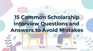 15 Common Scholarship Interview Questions and Answers to Avoid Mistakes
