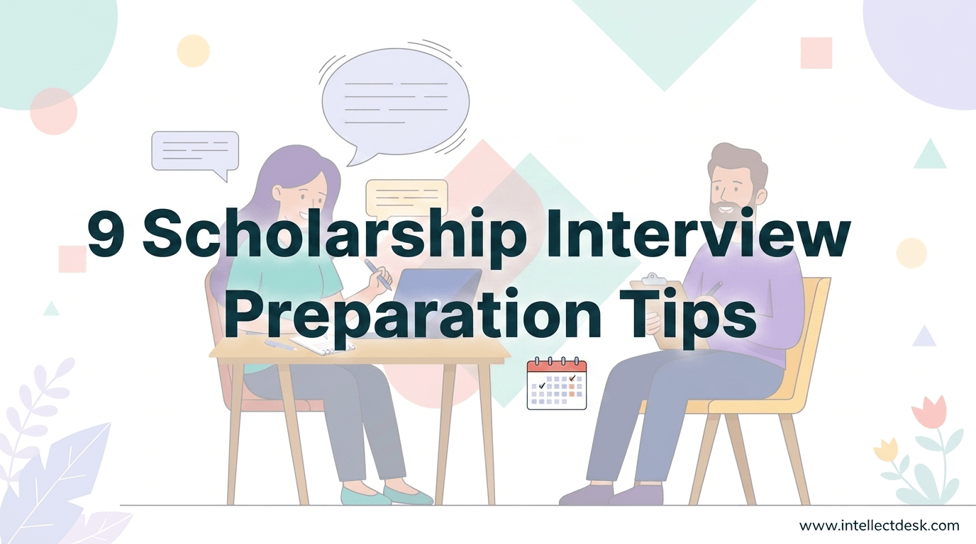 9 Scholarship Interview Preparation Tips