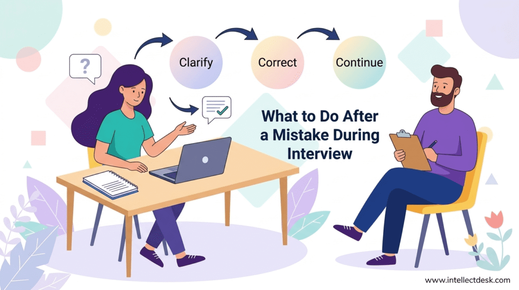 What to Do After a Mistake During Interview Scholarship Interview Tips